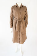 Sahara Shirt dress — Camel
