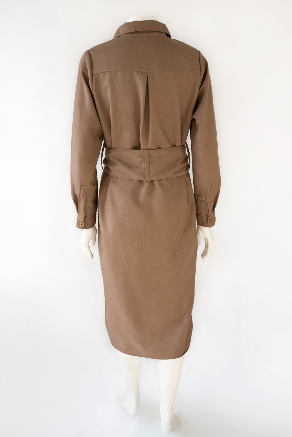 Sahara Shirt dress — Camel